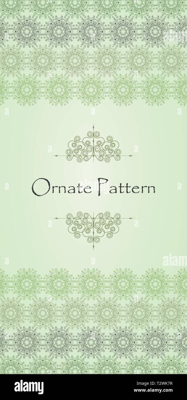 Progettazione di ornamento da elementi lineari. Illustrazione Vettoriale. Illustrazione Vettoriale