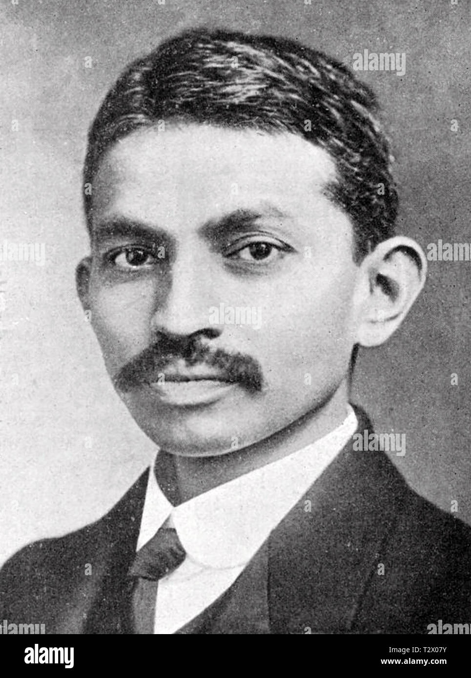 Il Mahatma Gandhi (1869-1948) Indiano attivista politico circa 1890 Foto Stock