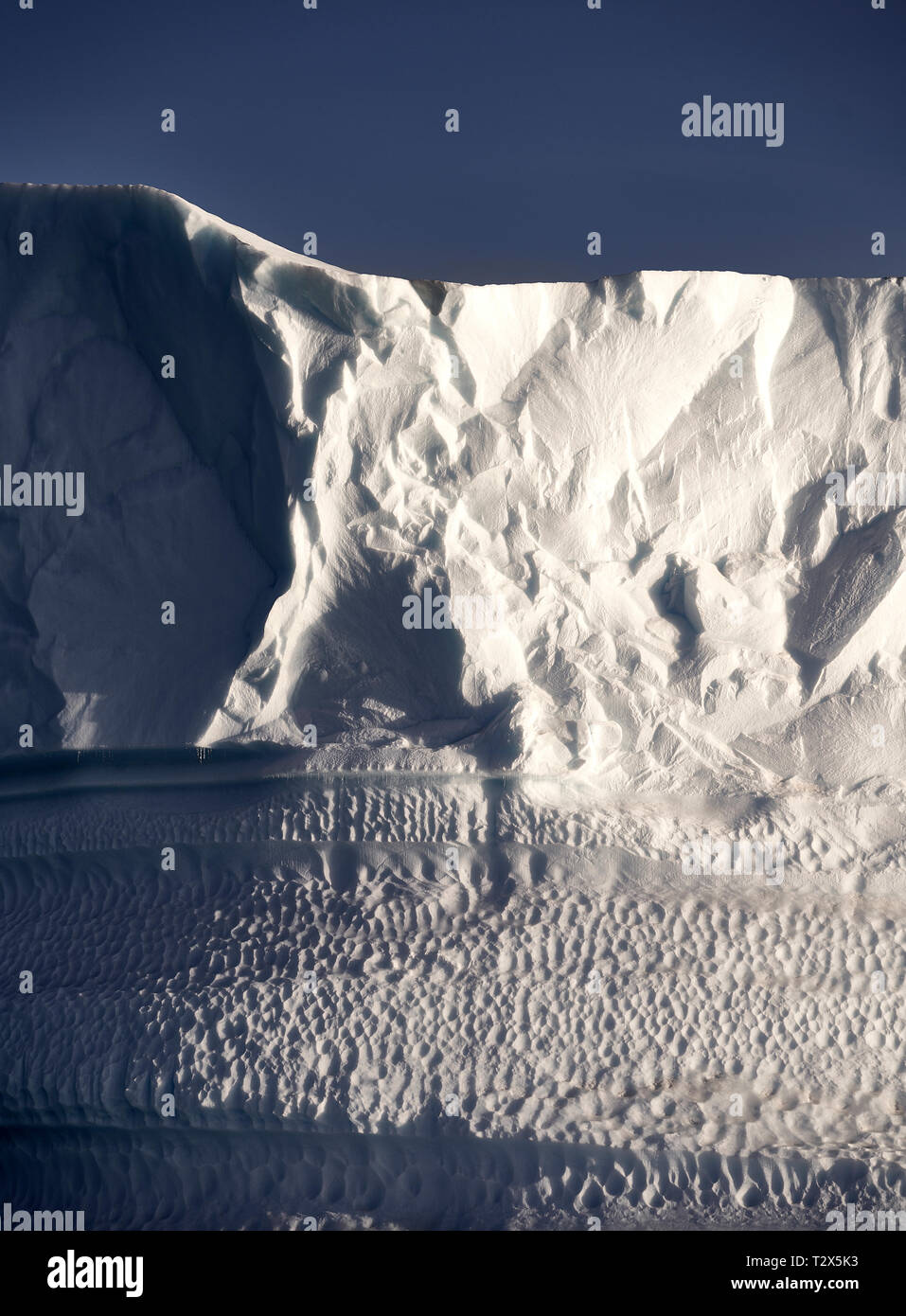 Iceberg, Rypefjord, Scoresbysund, Groenlandia Foto Stock