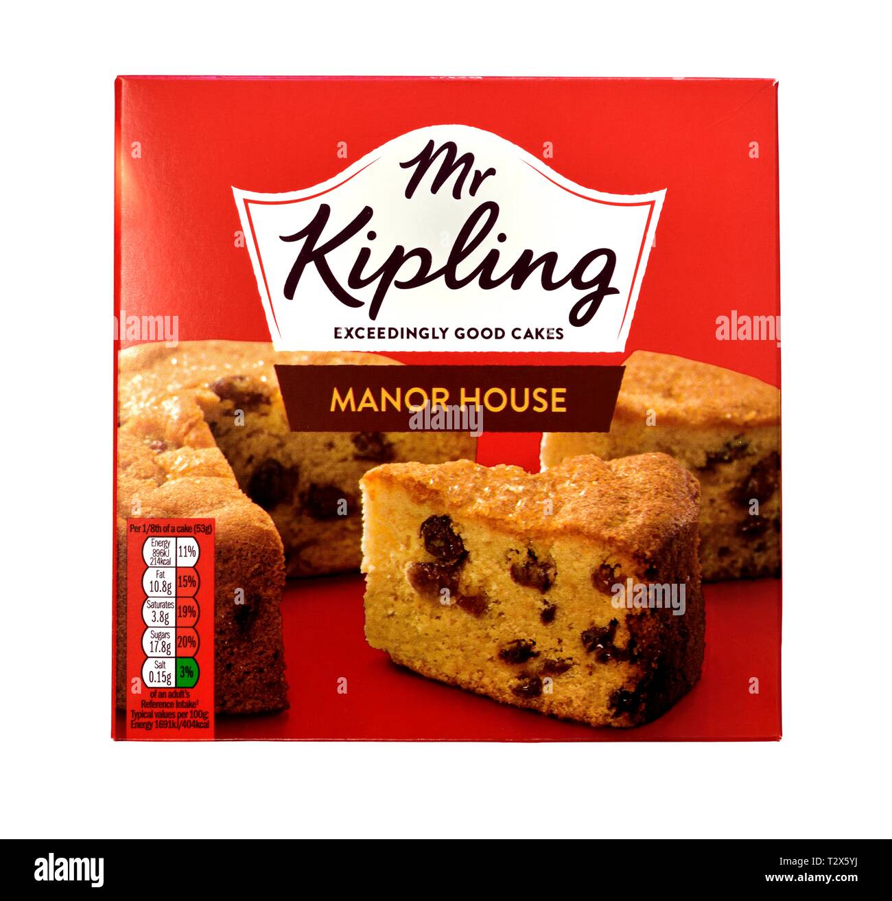 Signor Kipling Manor House Cake Foto Stock