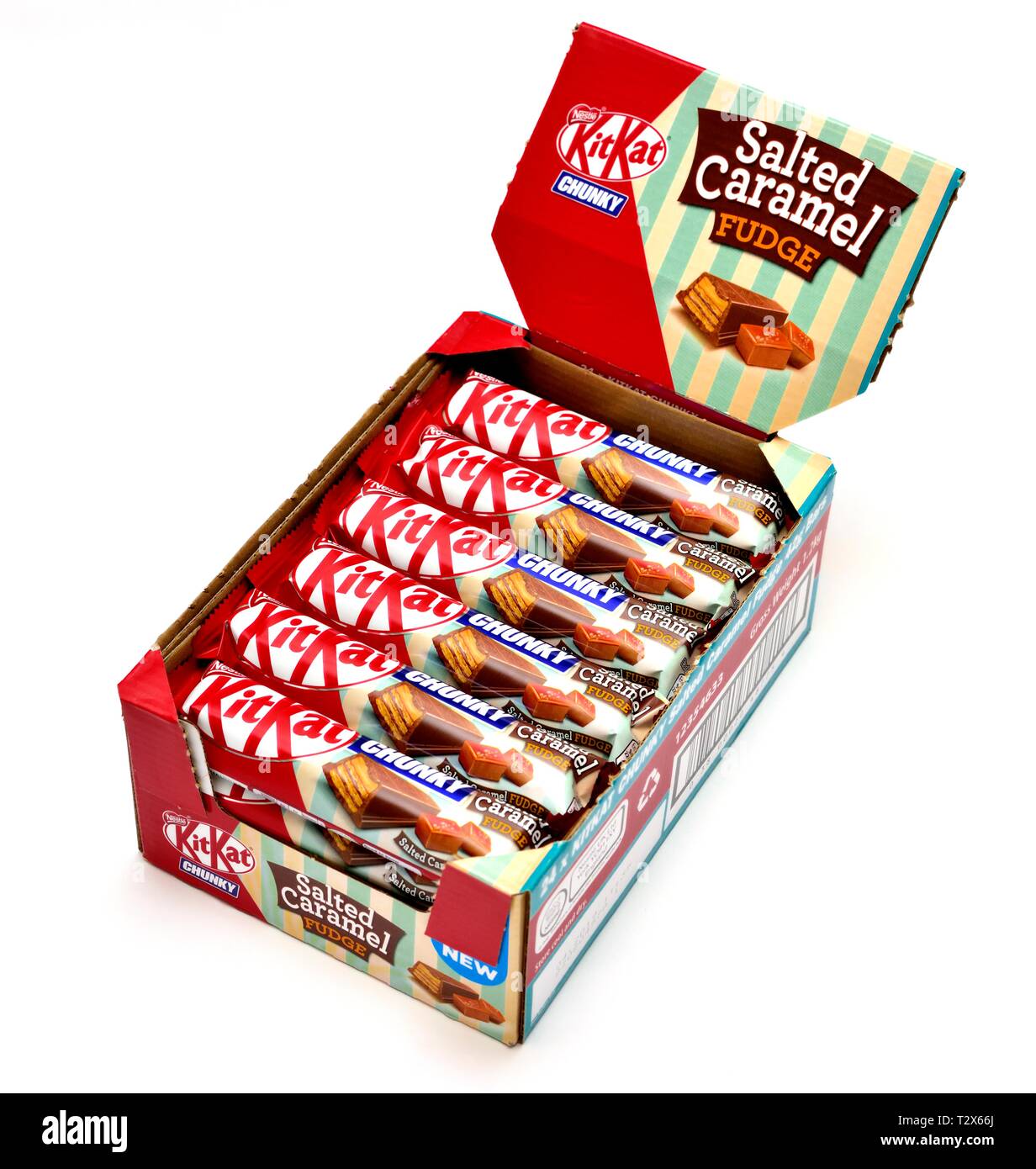 Kitkat Chunky,Salati Caramel fudge,24 pack. Foto Stock