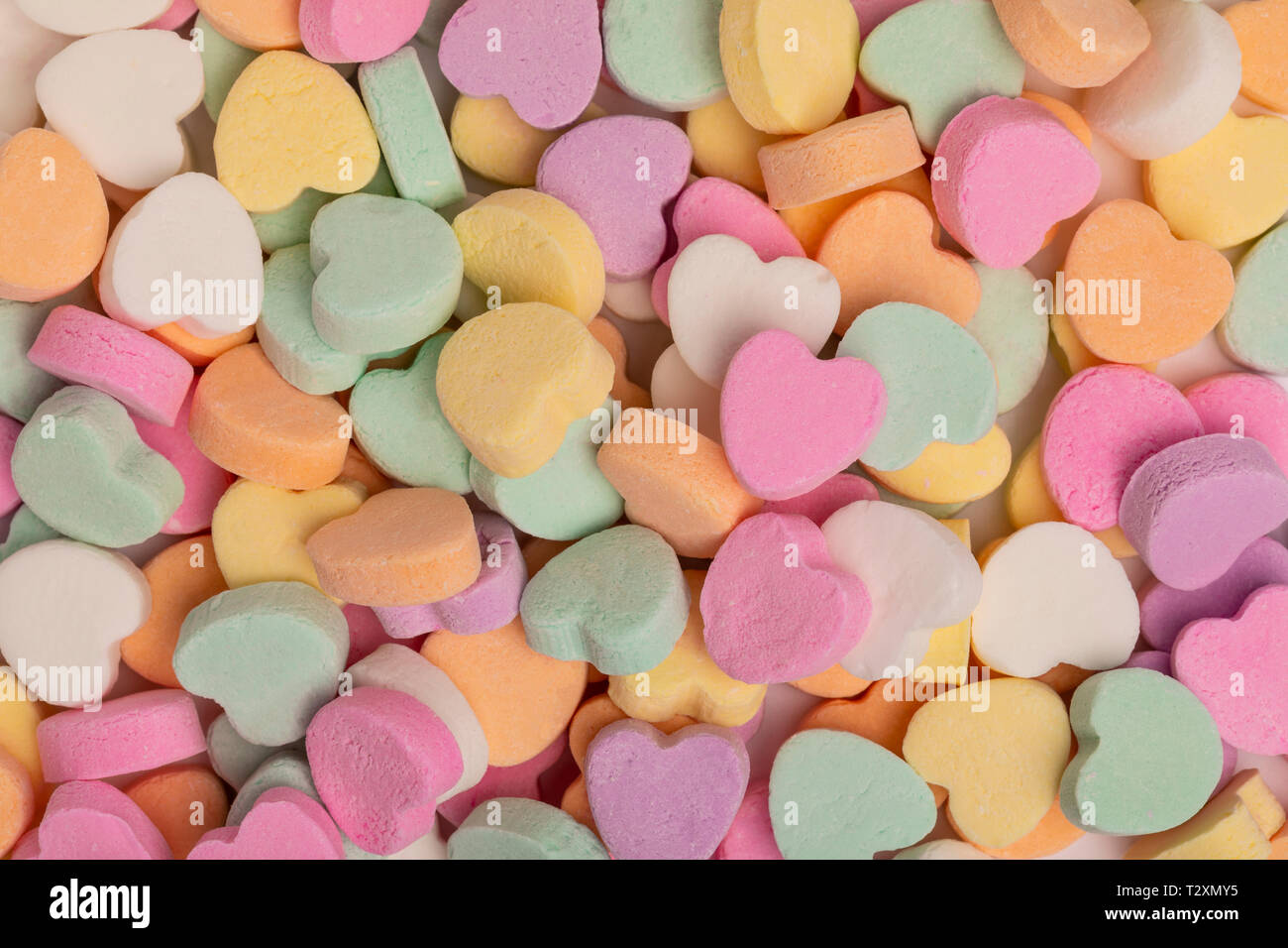 A forma di cuore ad Candy Foto Stock