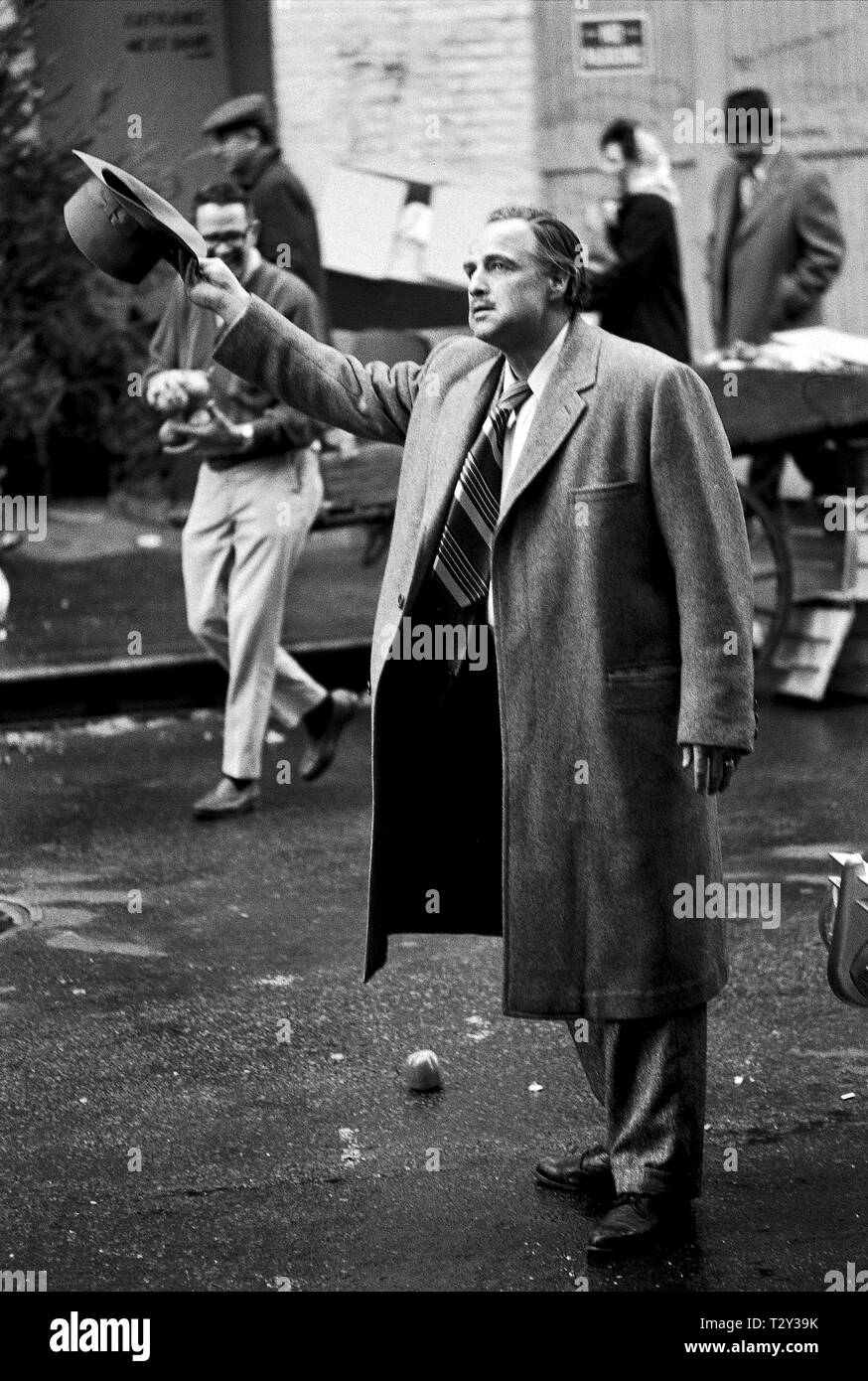 MARLON BRANDO, il padrino, 1972 Foto stock - Alamy