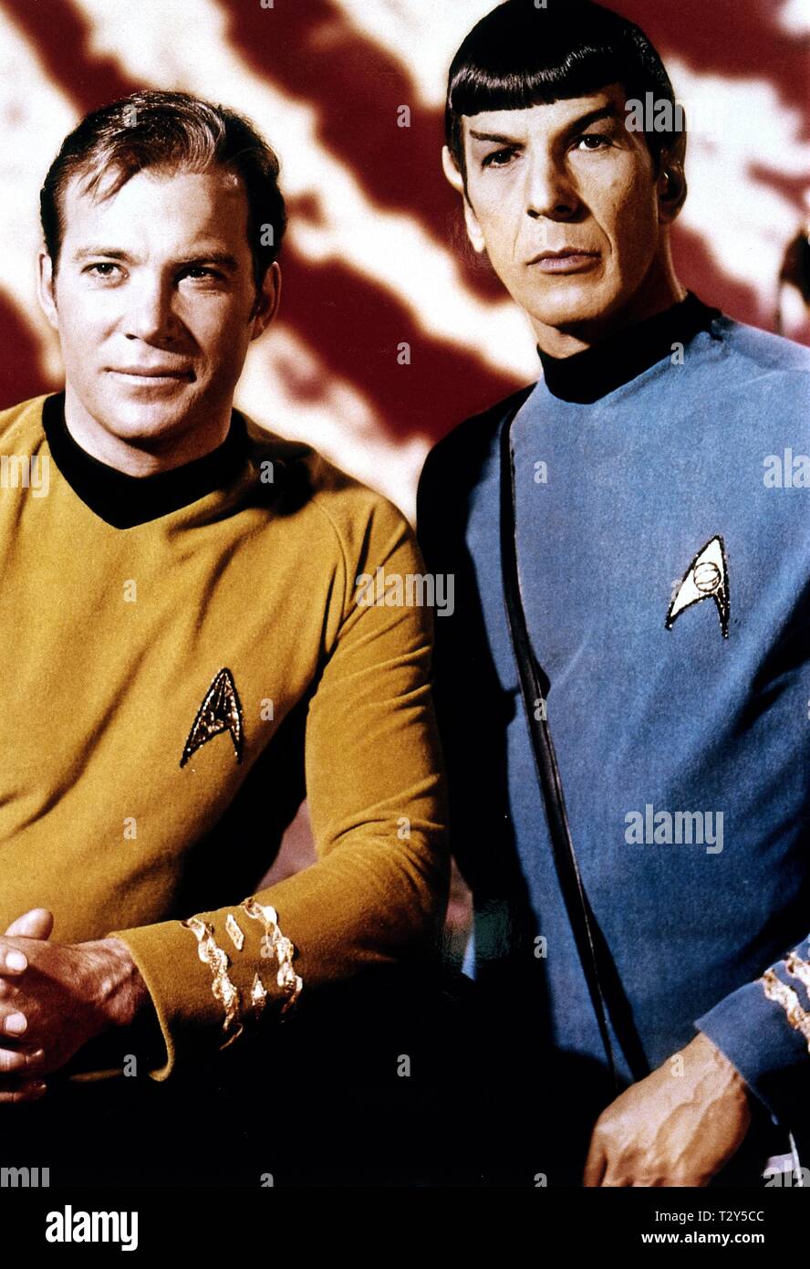 WILLIAM SHATNER, Leonard Nimoy, STAR TREK, 1966 Foto Stock