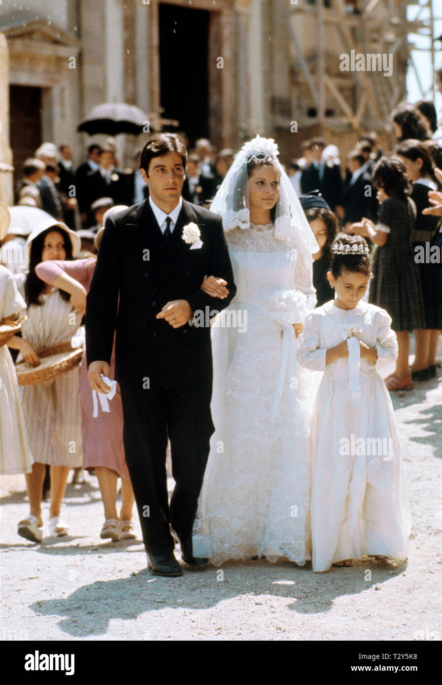 AL PACINO, SIMONETTA STEFANELLI, il padrino, 1972 Foto Stock
