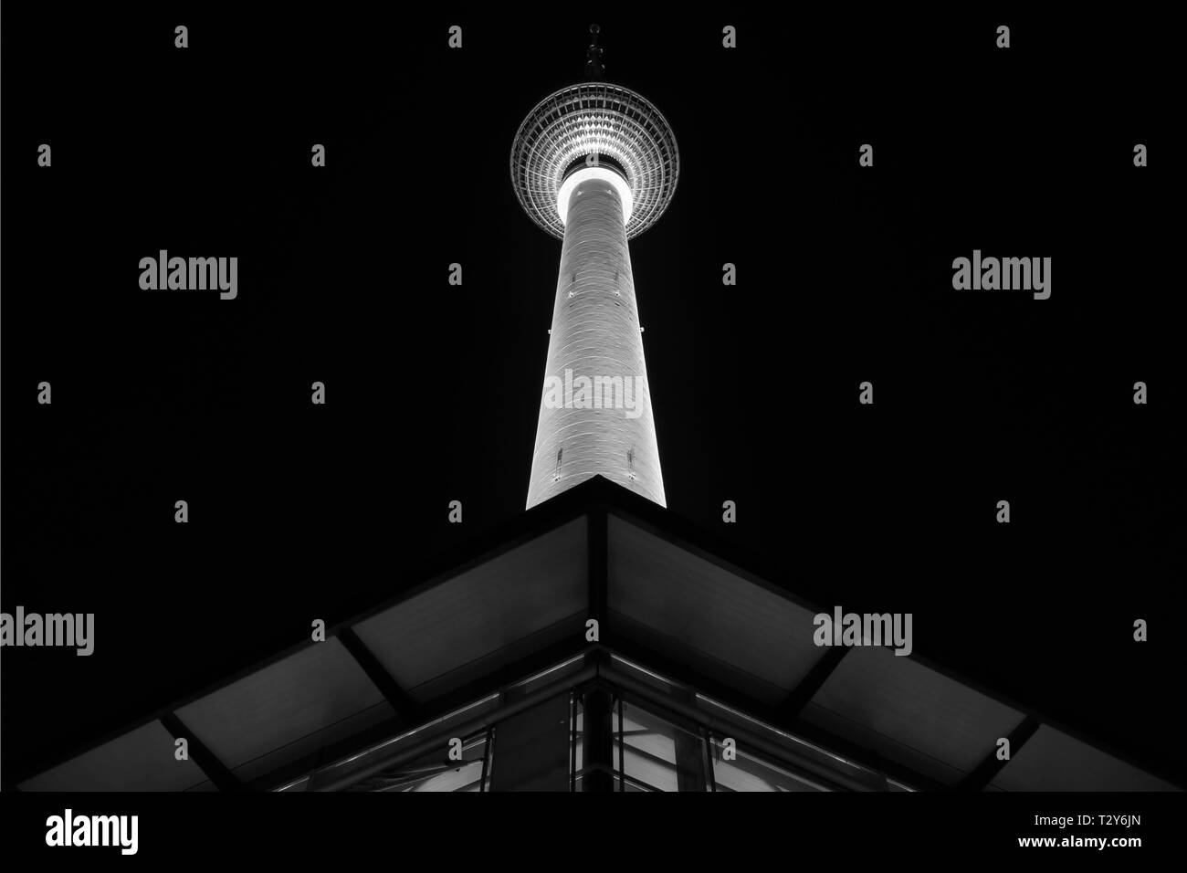 Fernsehturm di Berlino Foto Stock