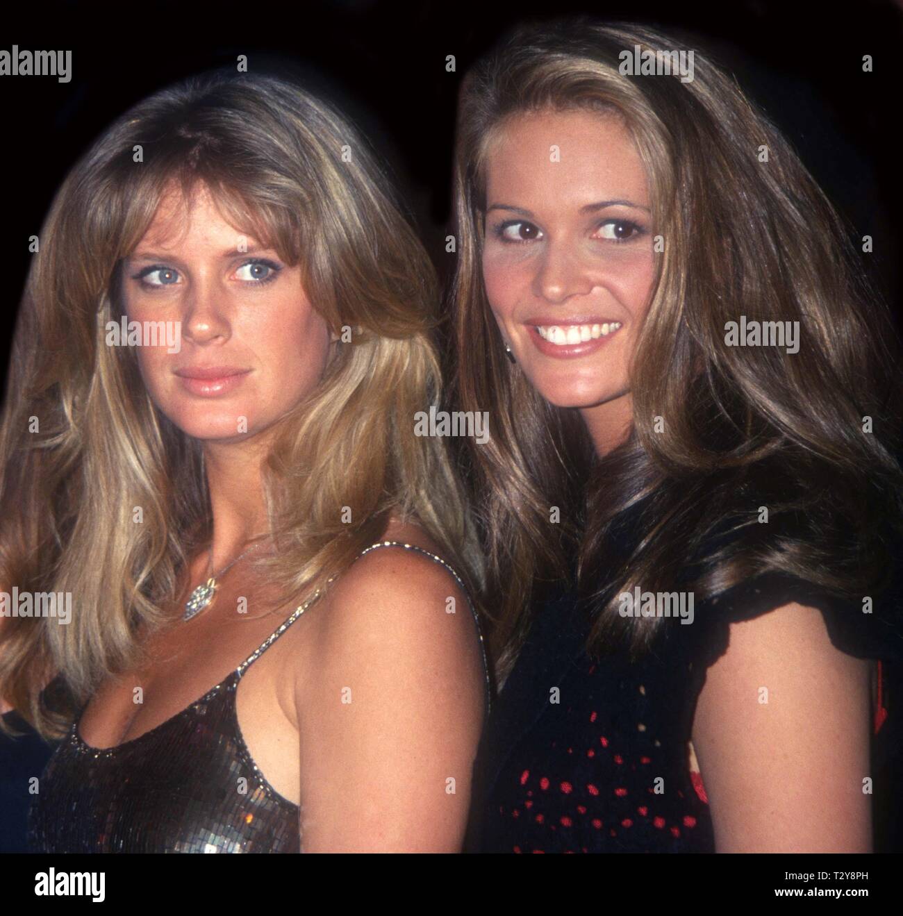 Rachel Hunter e Elle McPherson 1994 foto da John Barrett/il PHOTOlink Foto Stock