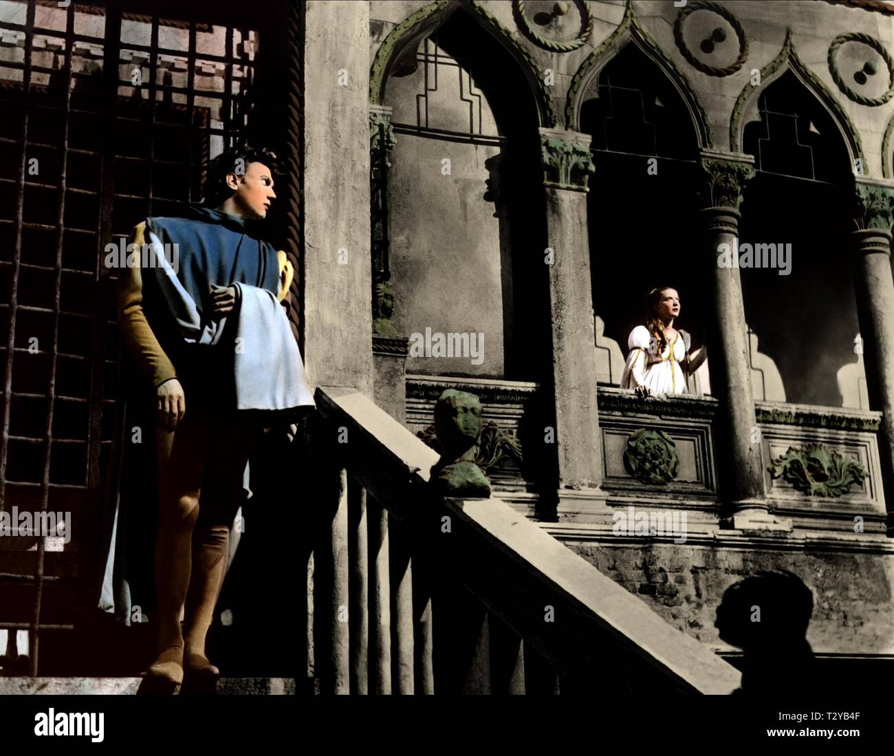 LAURENCE Harvey, SUSAN SHENTALL, ROMEO E GIULIETTA, 1954 Foto Stock