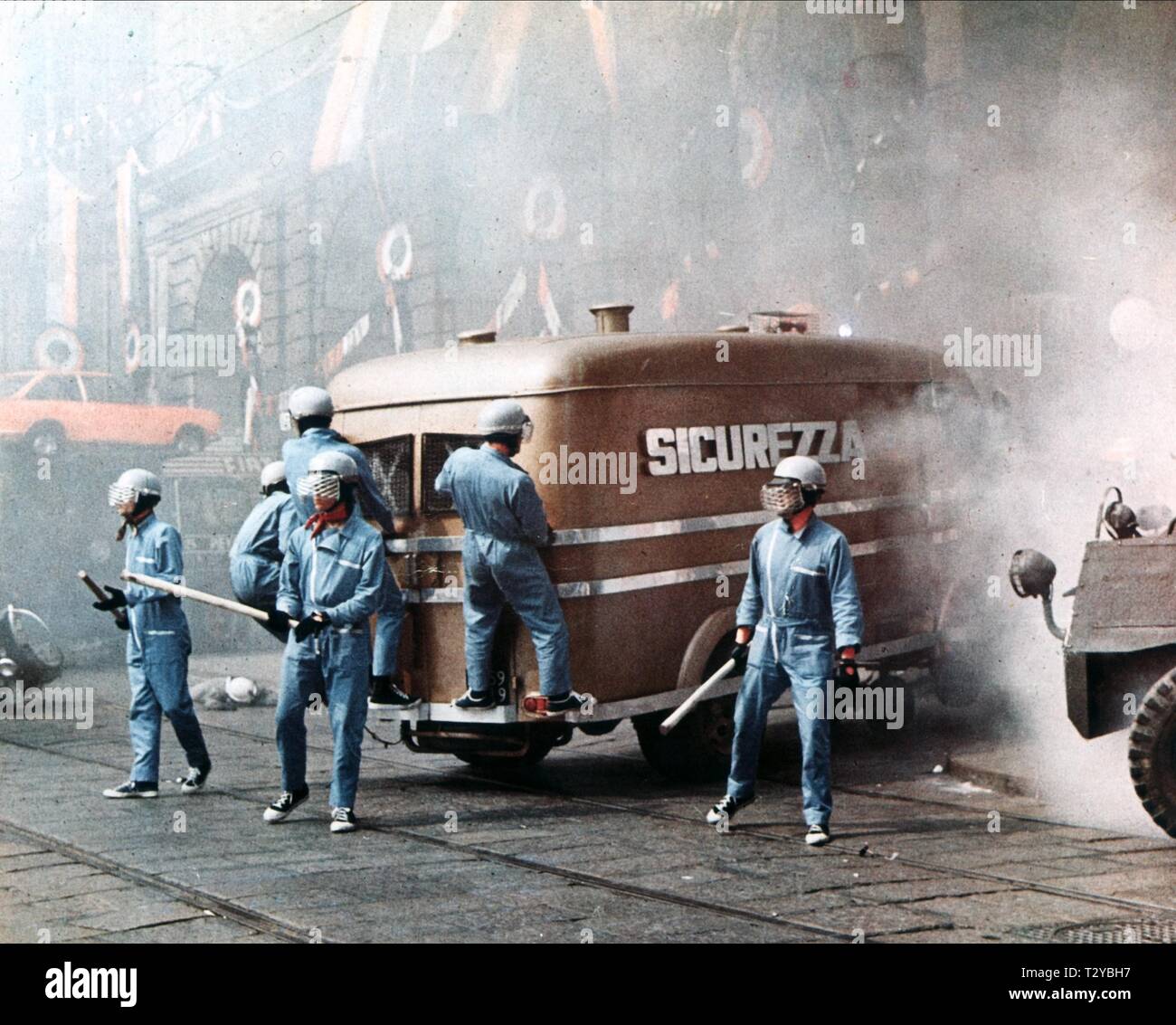 HEIST scena, il job italiano, 1969 Foto Stock