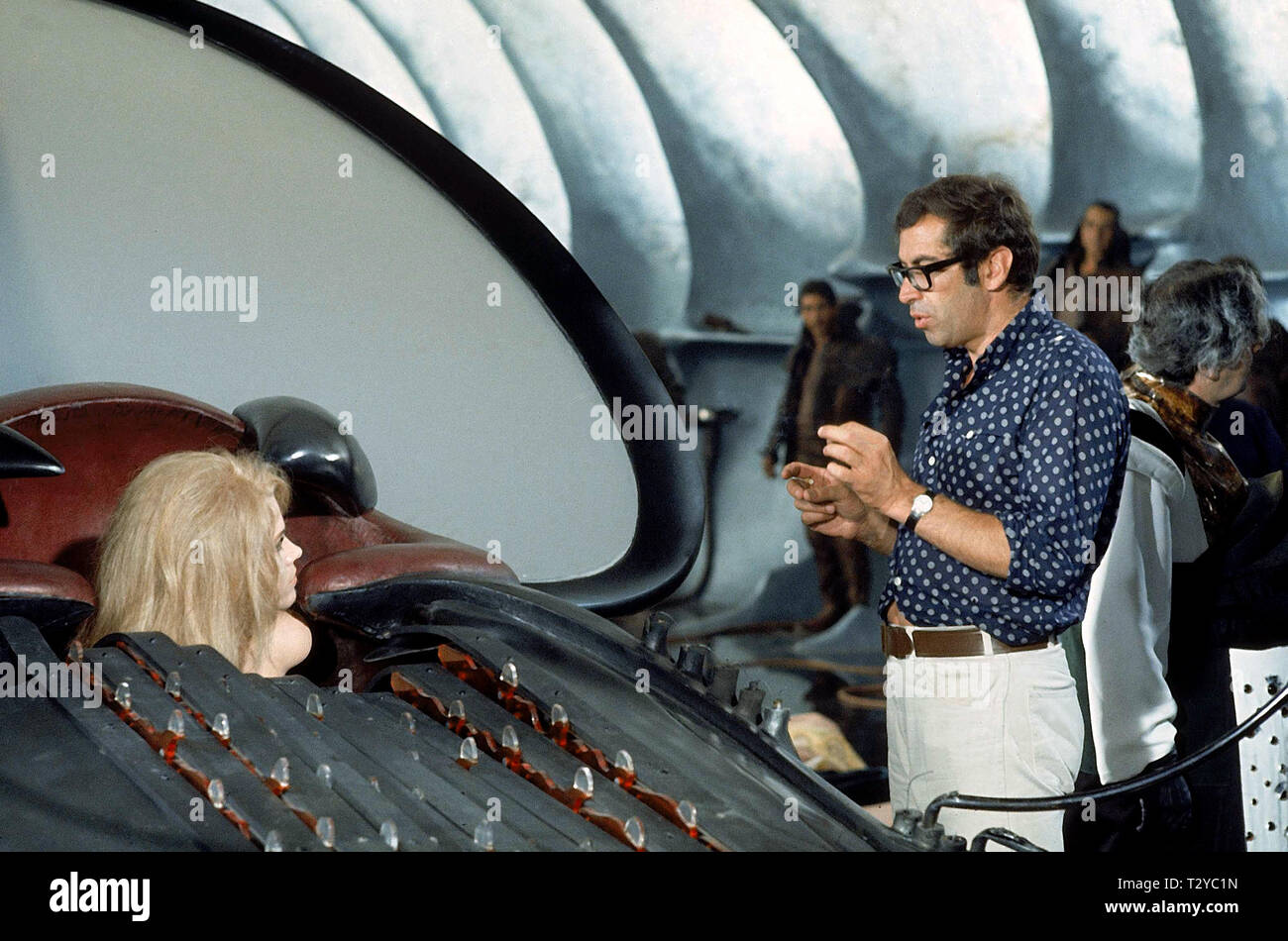 JANE FONDA, Roger Vadim, Barbarella, 1968 Foto Stock
