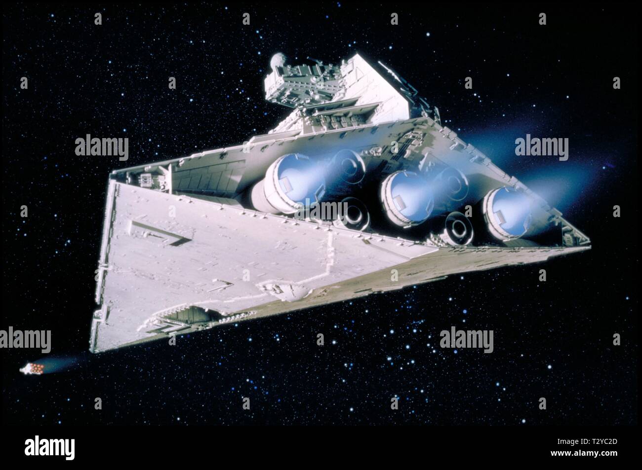 IMPERIAL distruttore, Star Wars: Episodio IV - Una nuova speranza, 1977 Foto Stock