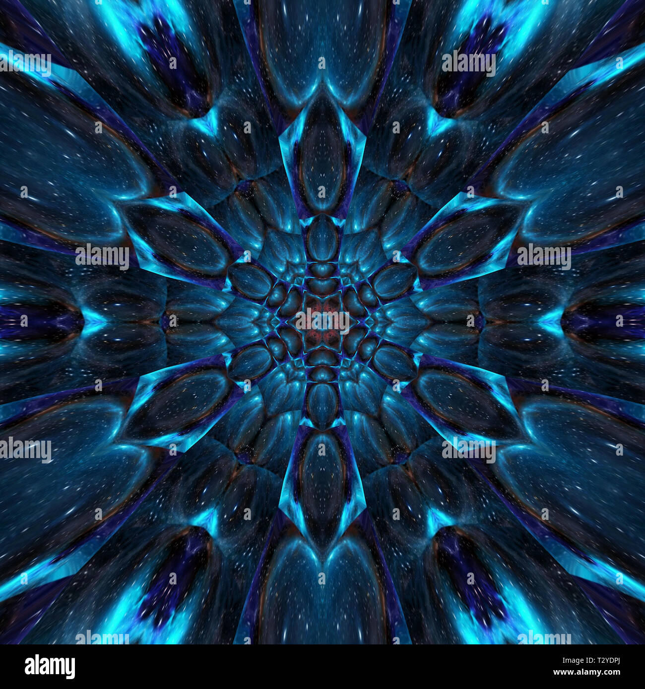 Abstract mistero fantasy sfondo. Psichedelico modello meditativa per arredamento creativo di produzione di stampa, copertina, invito e card o il divieto di web Foto Stock