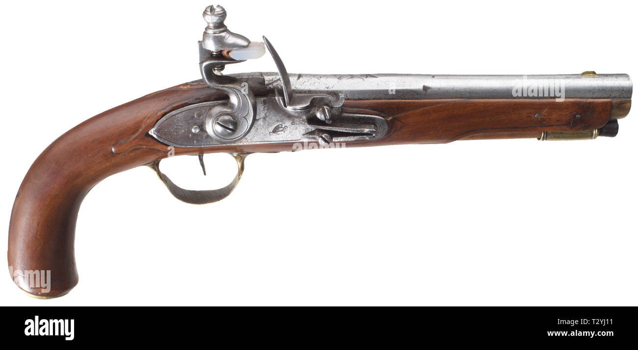Piccole armi, pistole, flintlock pistola per signore, Tedesco, fine XVIII secolo, Additional-Rights-Clearance-Info-Not-Available Foto Stock