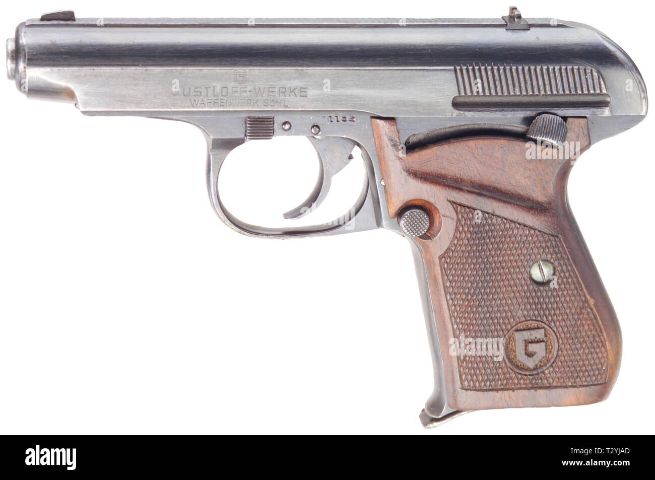 Piccole armi, pistole, Walther PP pistola calibro 7,65 mm, Editorial-Use-solo Foto Stock