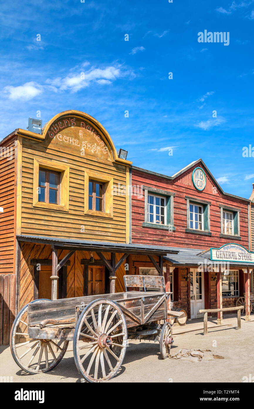 Oasys Mini Hollywood wild west theme park, Tabernas, Almeria, Spagna Foto Stock