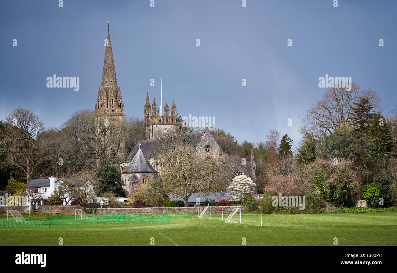 Llandaff Cathedral, Galles del Sud Foto Stock