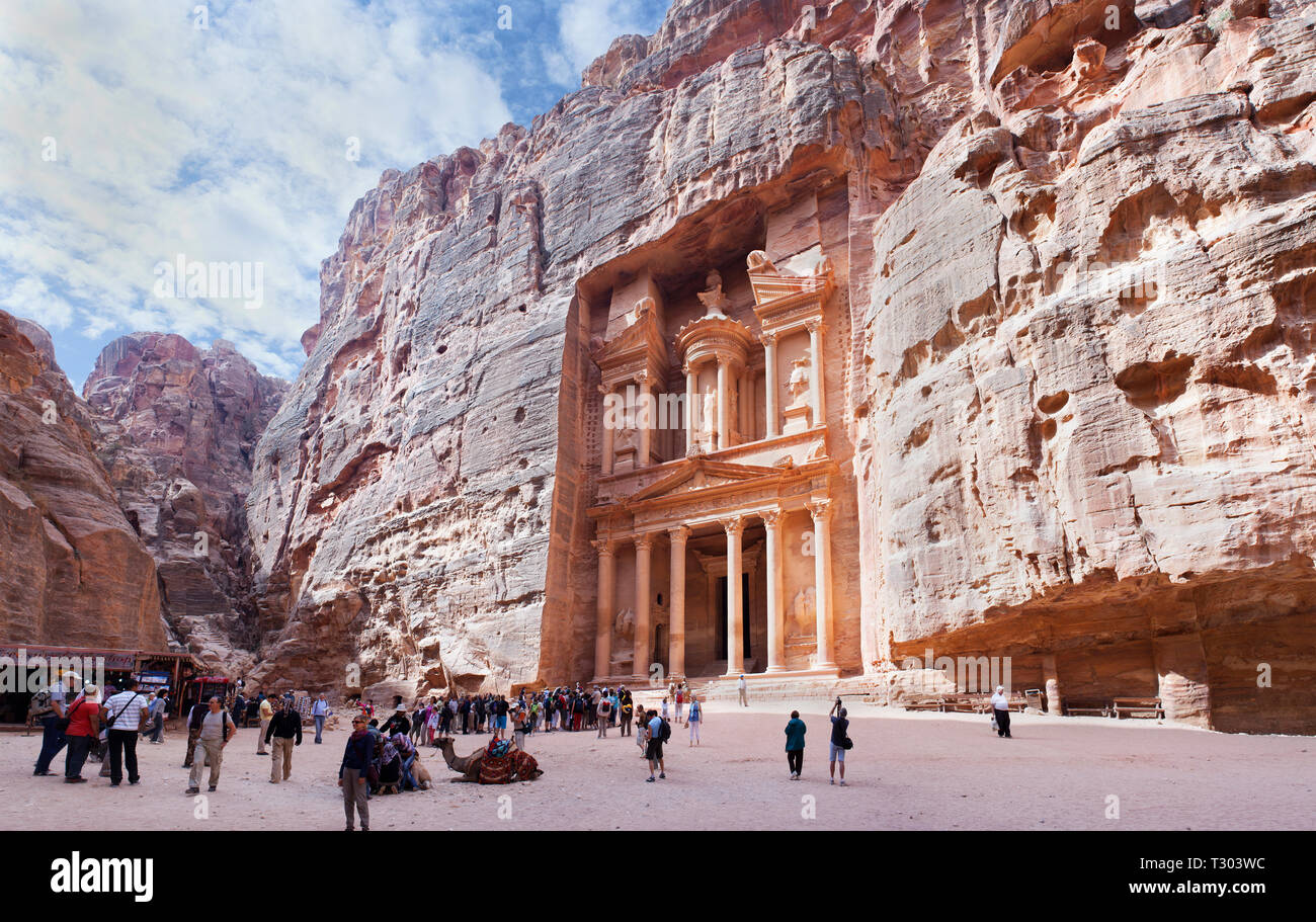 Il tesoro. Petra, Giordania. Foto Stock