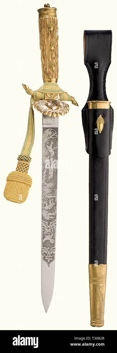 Armi, caccia pugnale, xix secolo xx secolo, Editorial-Use-solo Foto Stock