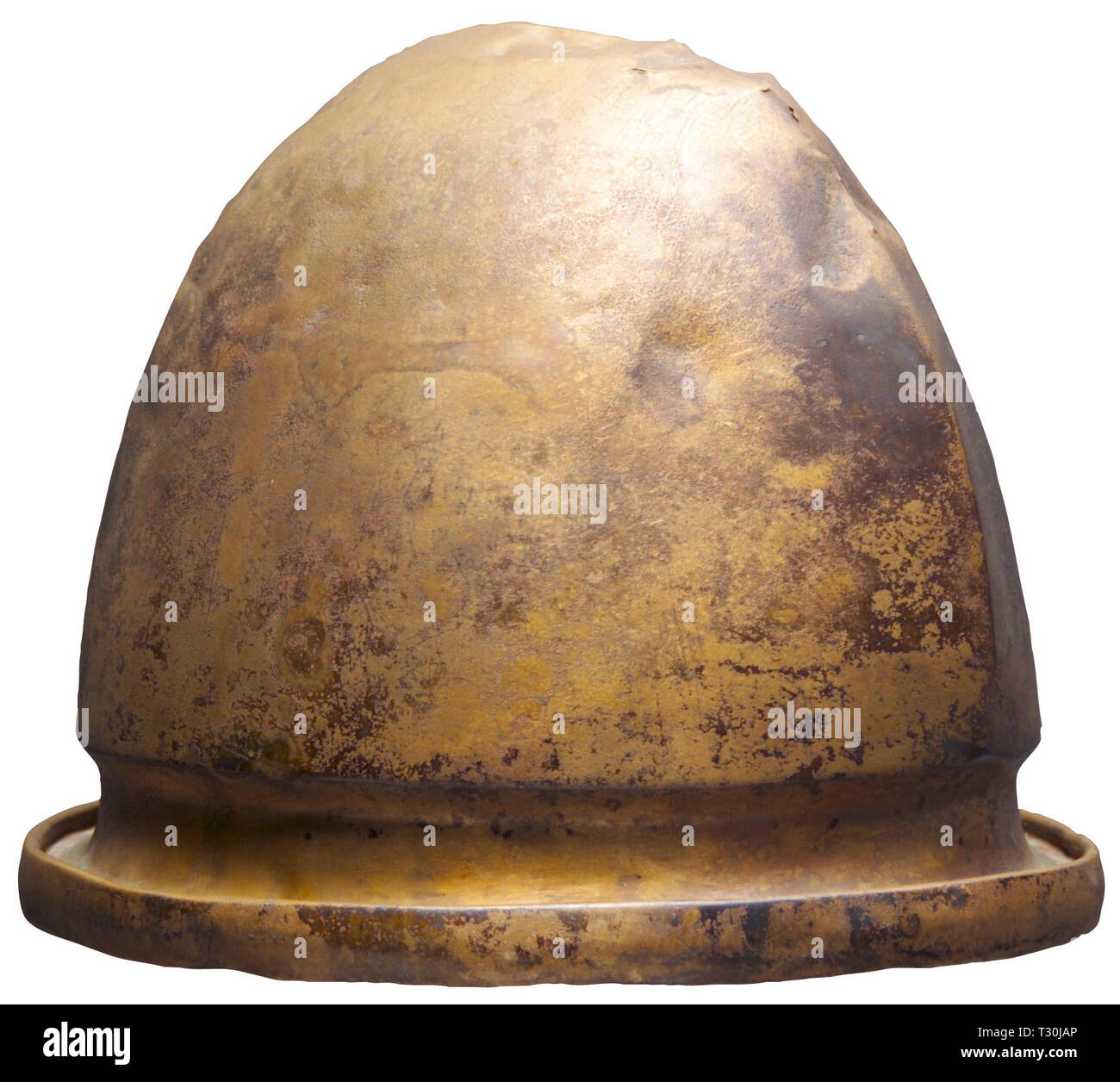 Giubbotti antiproiettile, caschi, Etrusca Negau casco, tipo vetulonic, bronzo del V secolo A.C. Additional-Rights-Clearance-Info-Not-Available Foto Stock