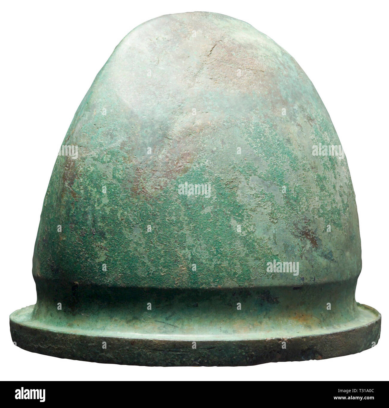 Giubbotti antiproiettile, caschi, Etrusca Negau casco, tipo vetulonic, bronzo del V secolo A.C. Additional-Rights-Clearance-Info-Not-Available Foto Stock