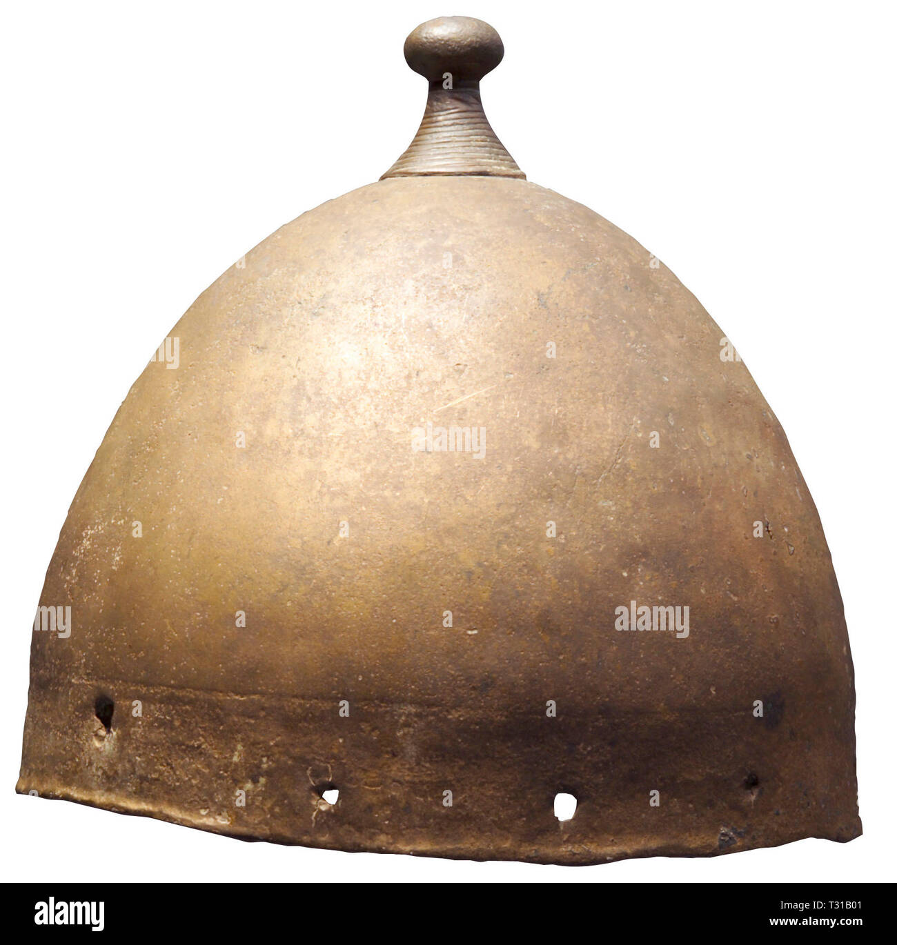 Caschi, elmetti preistorico, bell casco, bronzo, Hungian (?), circa 1000 BC, Additional-Rights-Clearance-Info-Not-Available Foto Stock