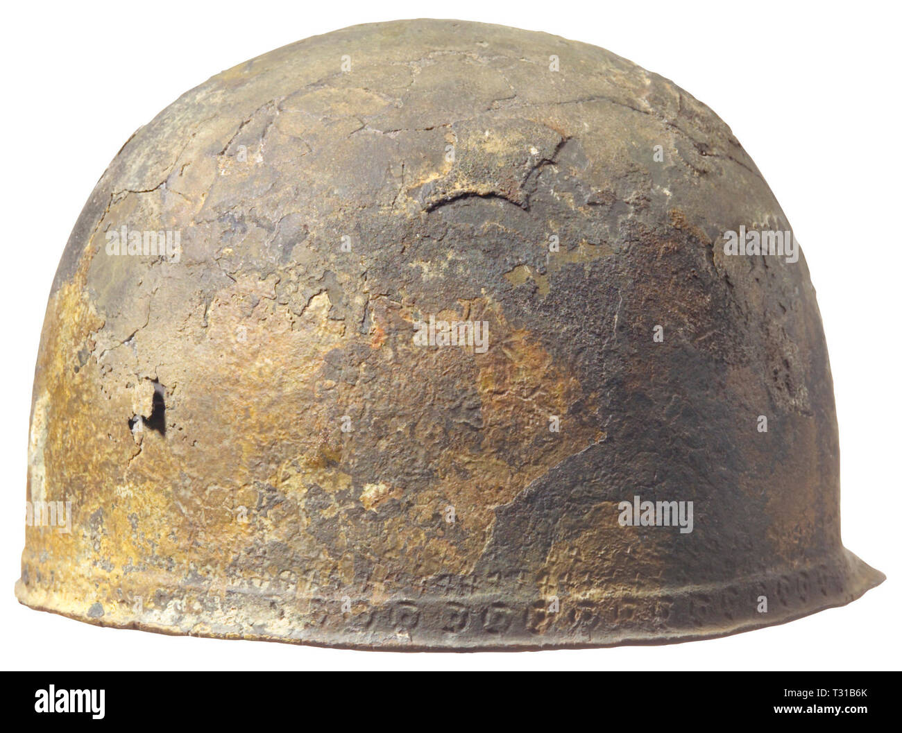 Giubbotti antiproiettile, caschi, elmo romano, tipo di Mannheim, metà del I secolo A.C. Additional-Rights-Clearance-Info-Not-Available Foto Stock