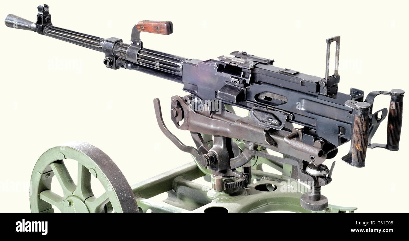 Mitragliatrici, Sovietici Goryunov SG-43, calibro 7,62 x 54 mm, introdotto nel 1943, modello deco, Editorial-Use-solo Foto Stock