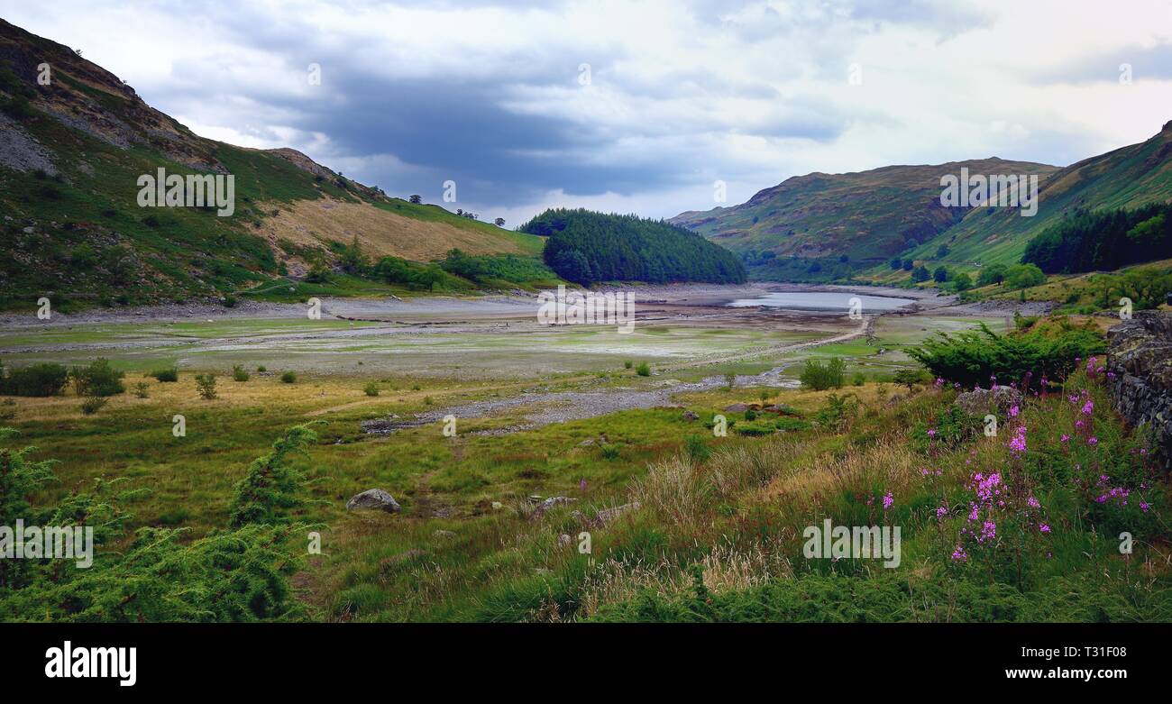 Estate daught livello serbatoio Scafell Foto Stock