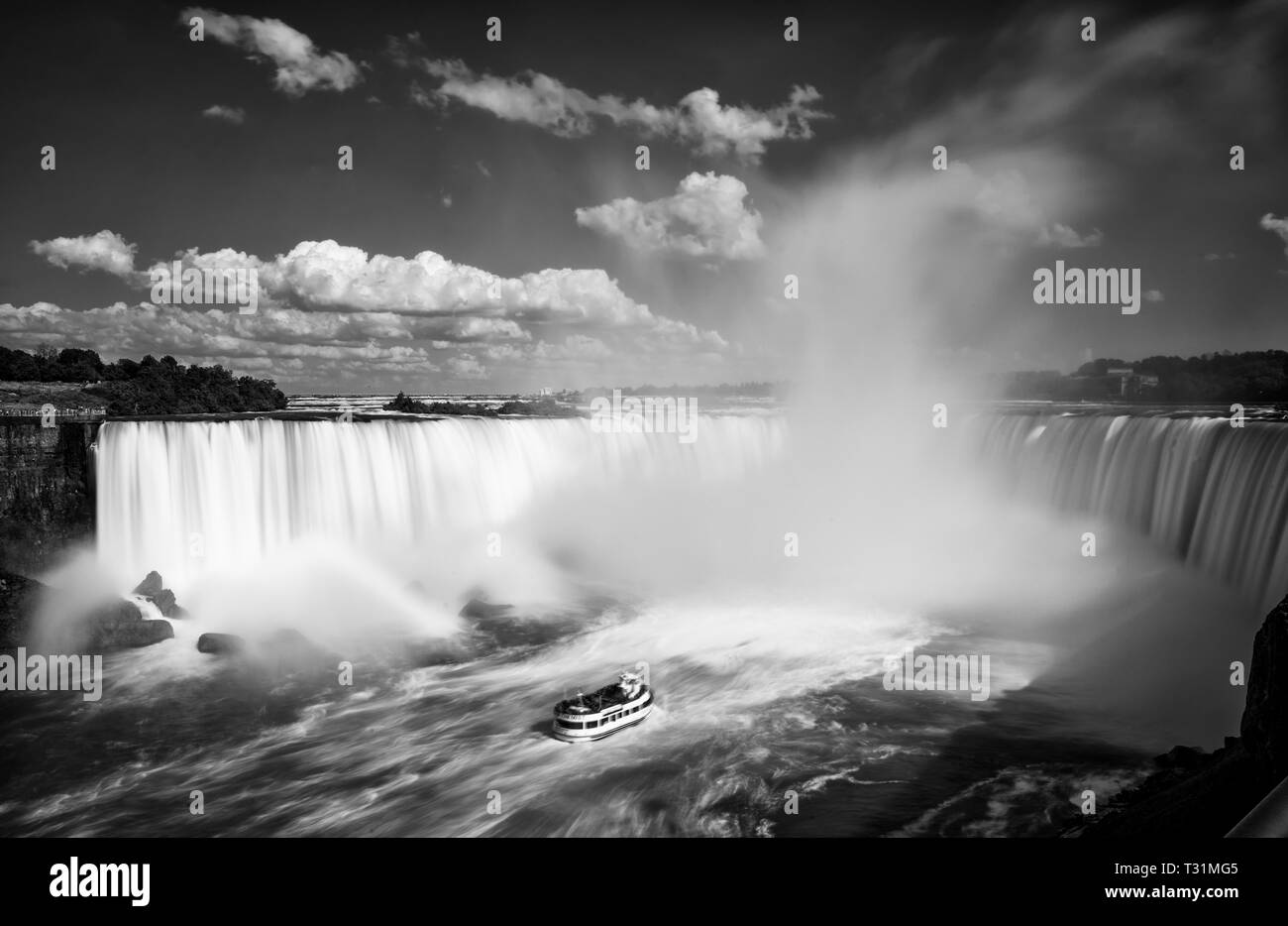 Famosa cascata, le cascate del Niagara in Canada, Ontario Foto Stock