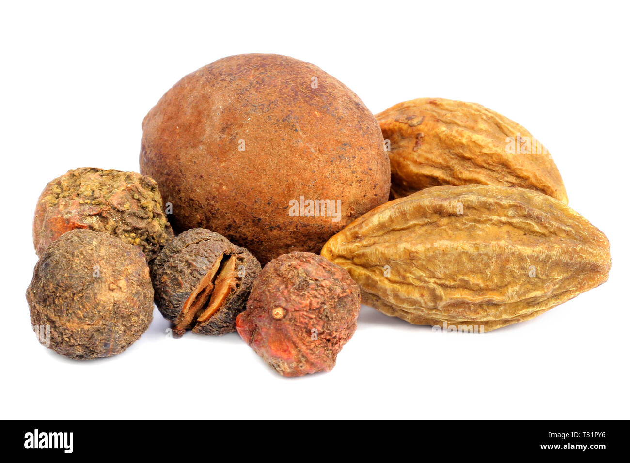 Triphala-una frutta di Ayurvedic sono proprietà di medicina Foto Stock