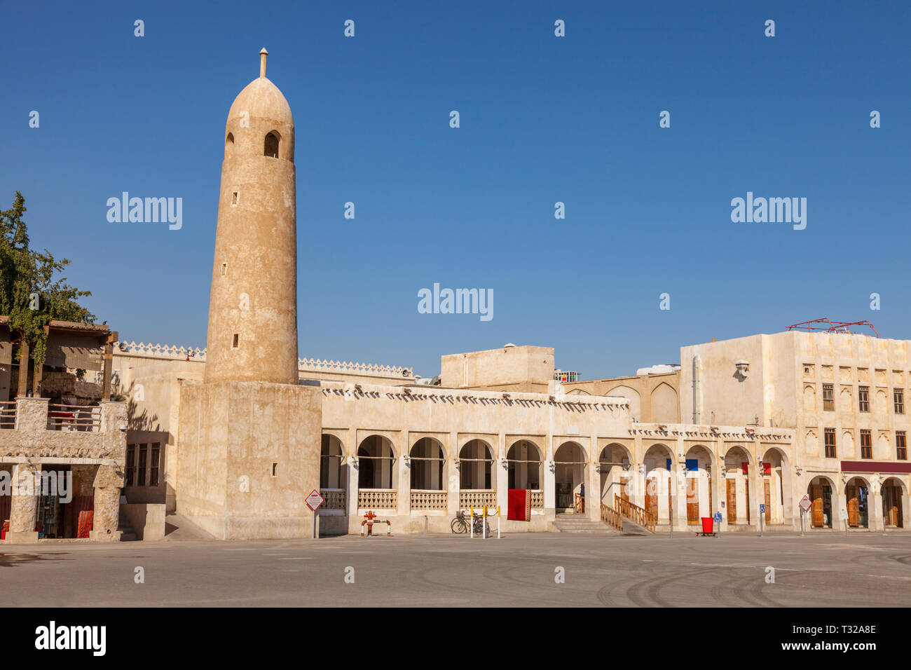 Souq Waqif a Doha. Doha, Ad-Dawhah, in Qatar. Foto Stock