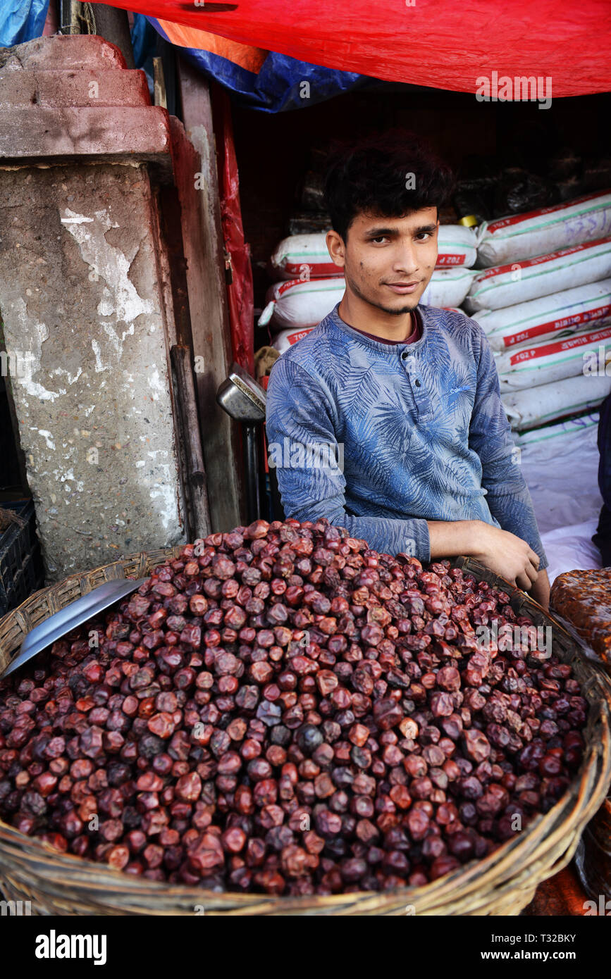 Jujube (Boroi/KUL) è uno dei più popolari di frutta stagionale in Bangladesh. Foto Stock