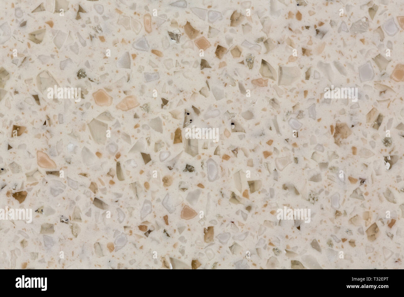 Close up di marrone chiaro e beige marmo artificiale texture. Foto Stock