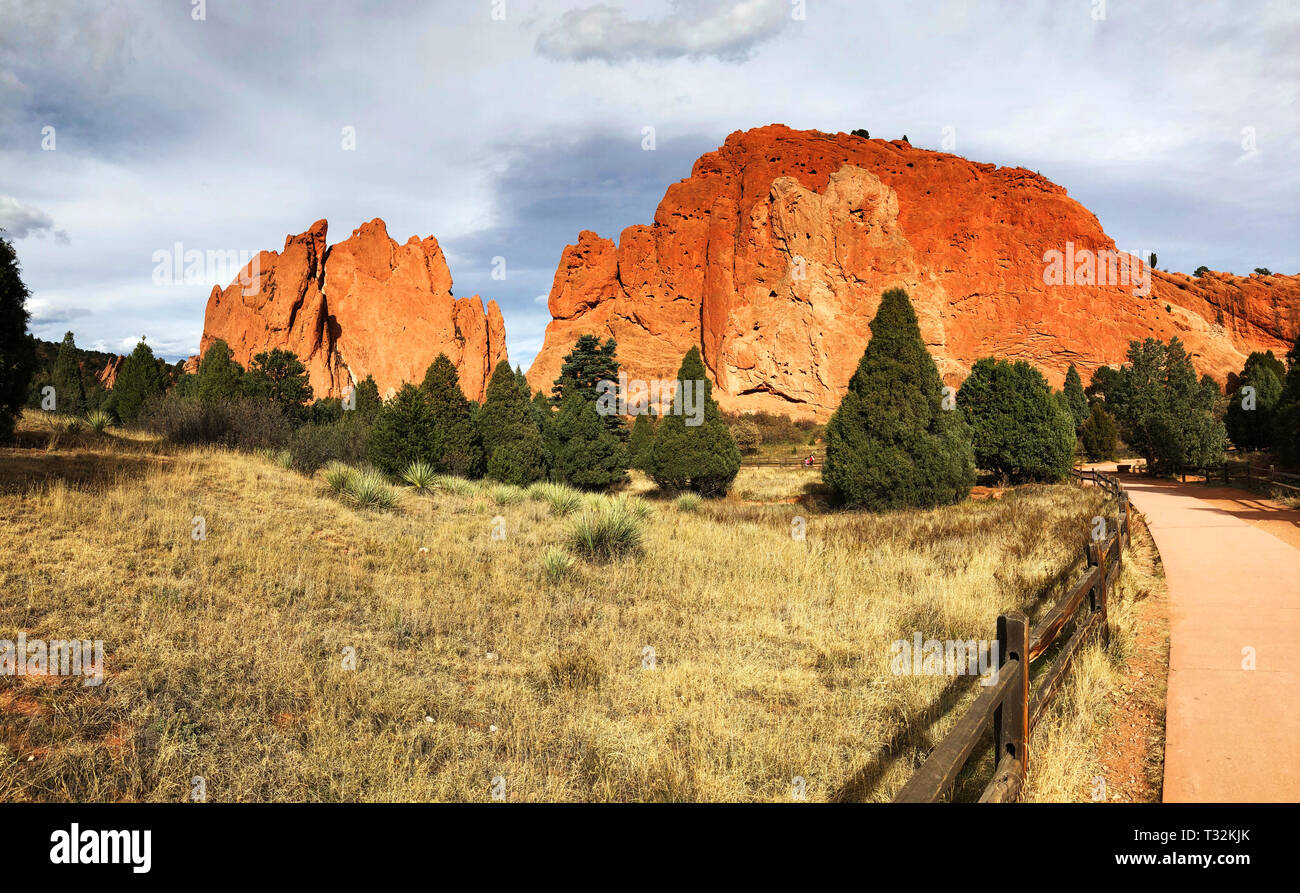 Giardino degli Dei a Colorado Springs in Colorado Foto Stock