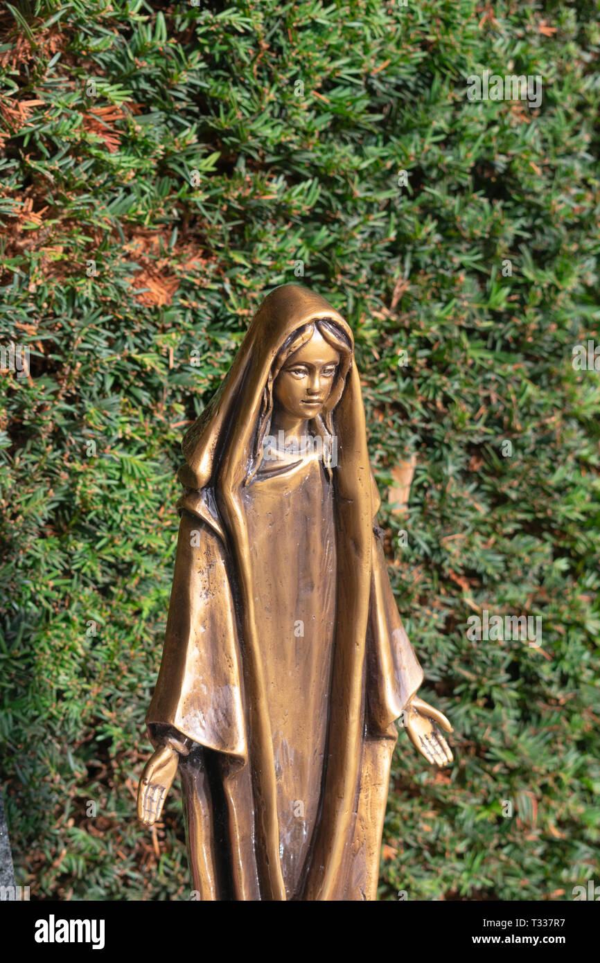 La beata Vergine Maria Madre di Gesù immagine verticalmente Foto Stock