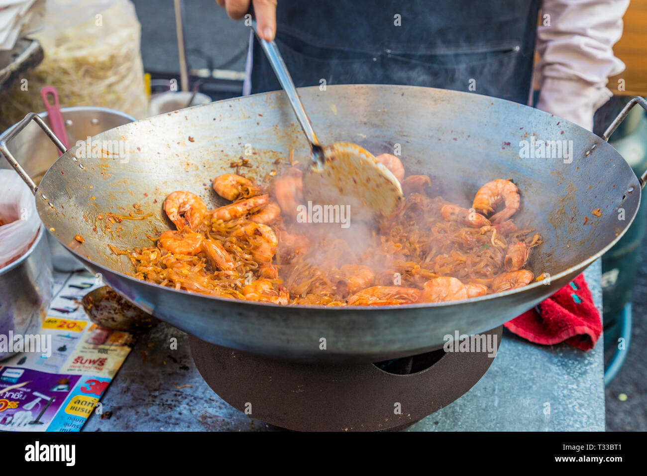 Vista del mercato in Phuket citta vecchia Foto Stock
