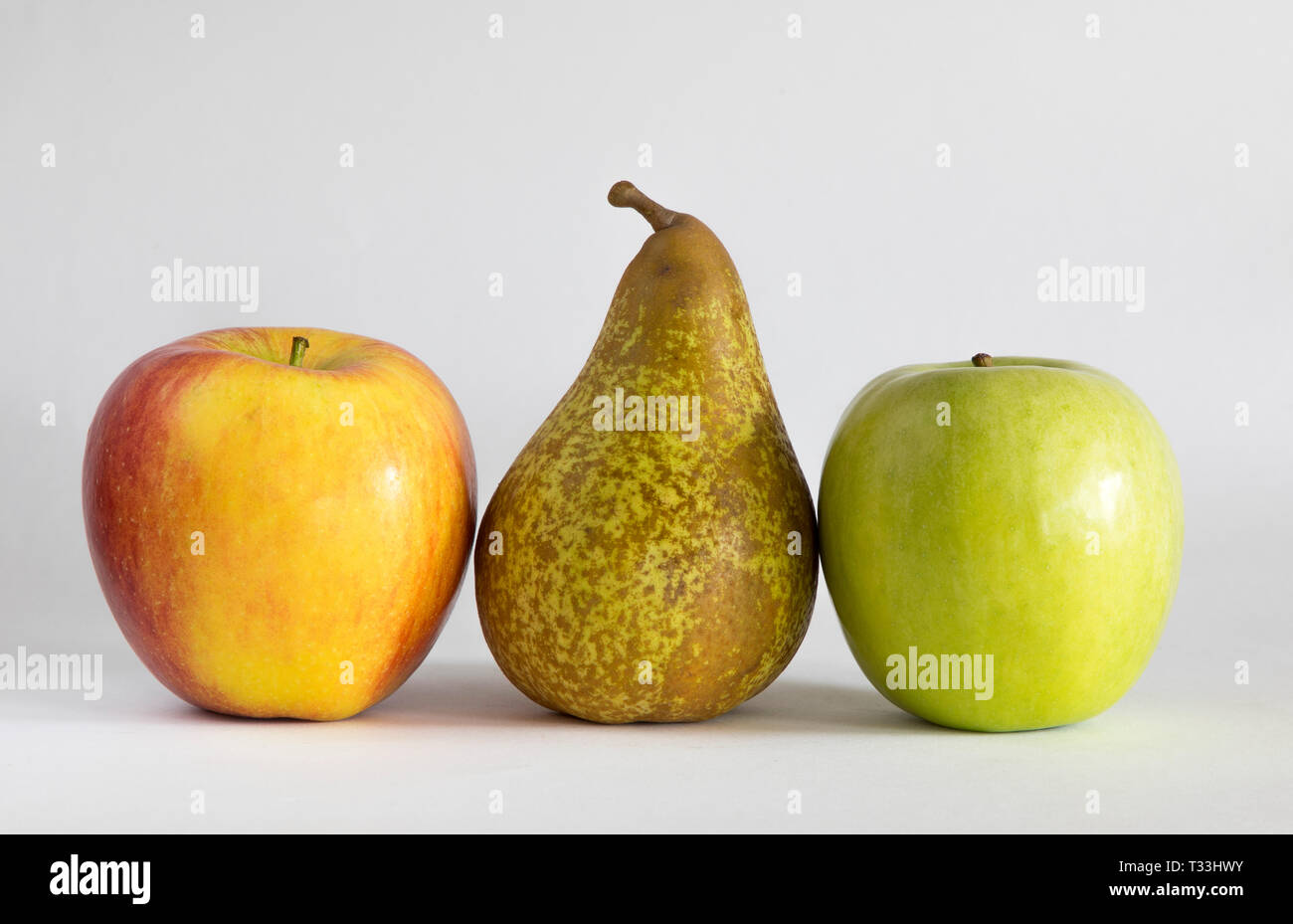 Frutta, POMACEE Mele, pere, Foto Stock