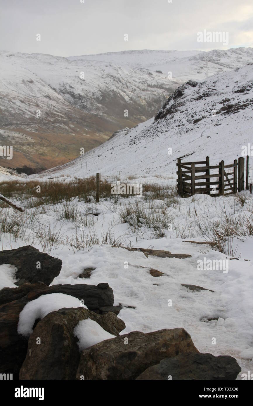 Horseshoe Pass Foto Stock