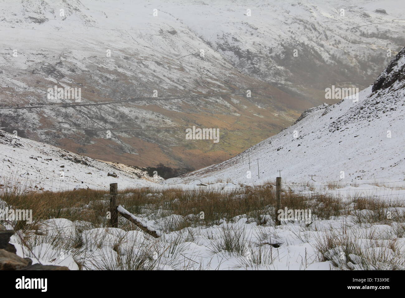 Horseshoe Pass Foto Stock