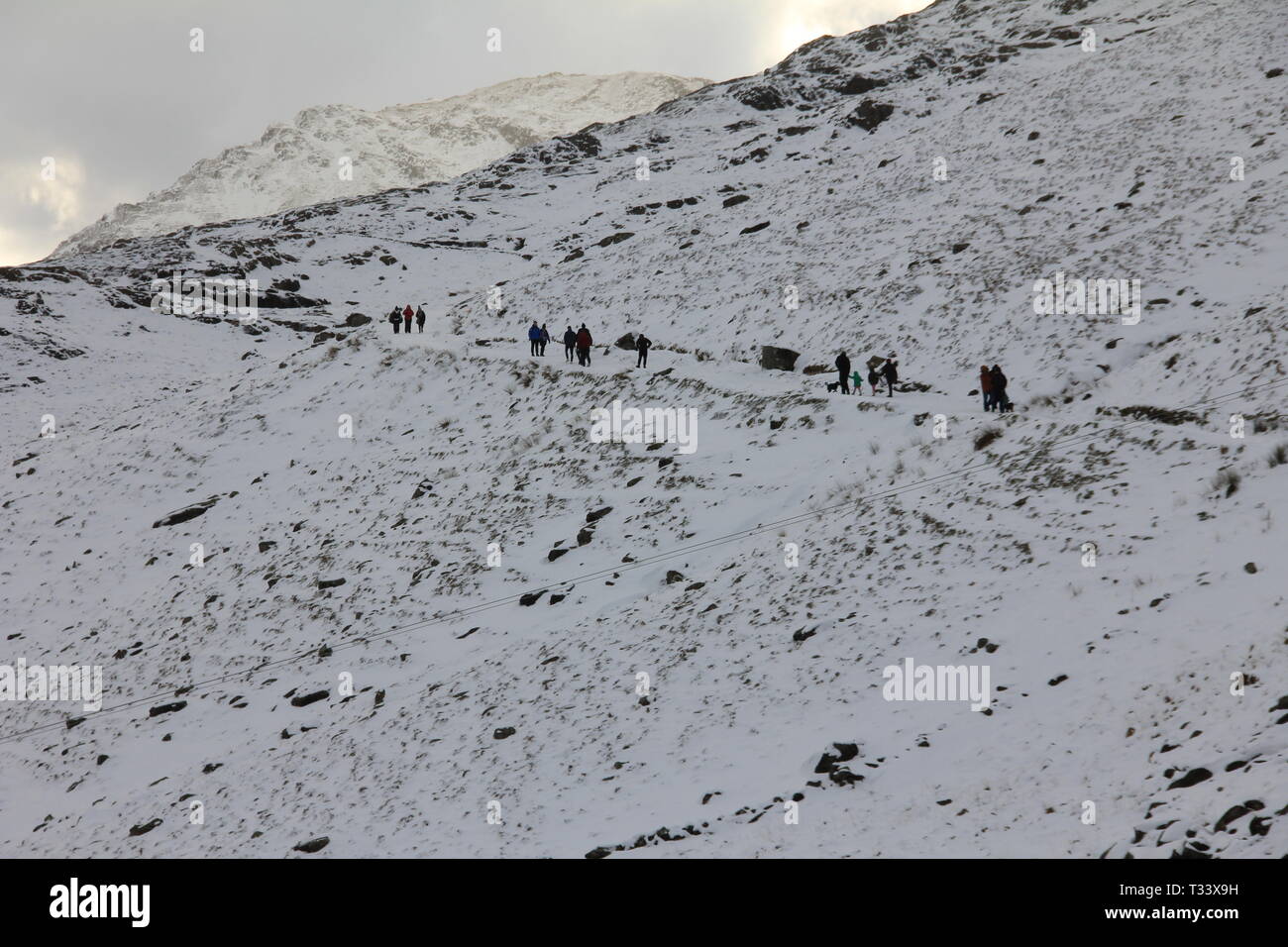 Horseshoe Pass Foto Stock