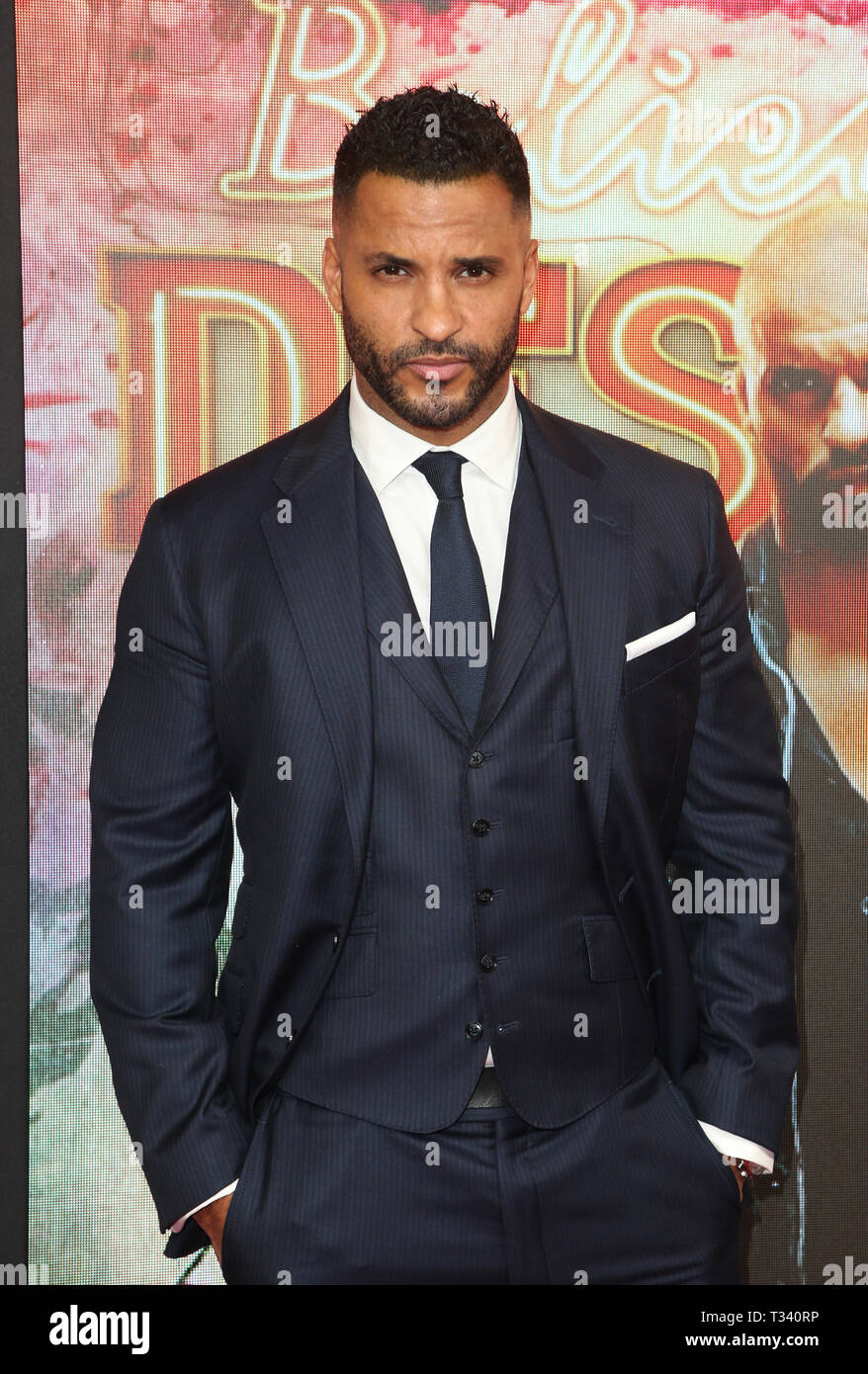 Premiere di STARZ 'American dèi' Stagione 2 dotata di: Ricky Whittle dove: Los Angeles, California, Stati Uniti quando: 05 Mar 2019 Credit: FayesVision/WENN.com Foto Stock