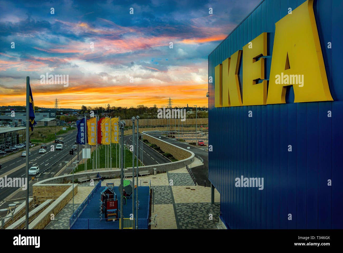 Ikea Sheffield Foto Stock