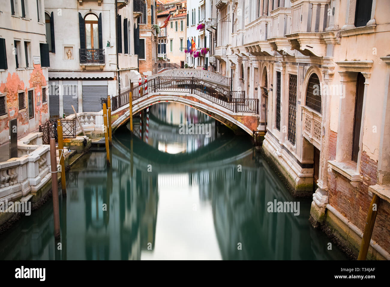 Canale veneziano, Venezia, Veneto, Italia Foto Stock