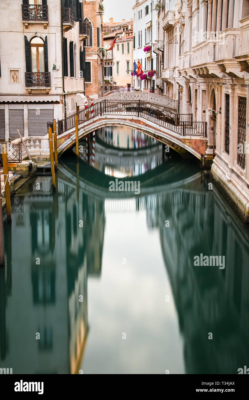 Canale veneziano, Venezia, Veneto, Italia Foto Stock