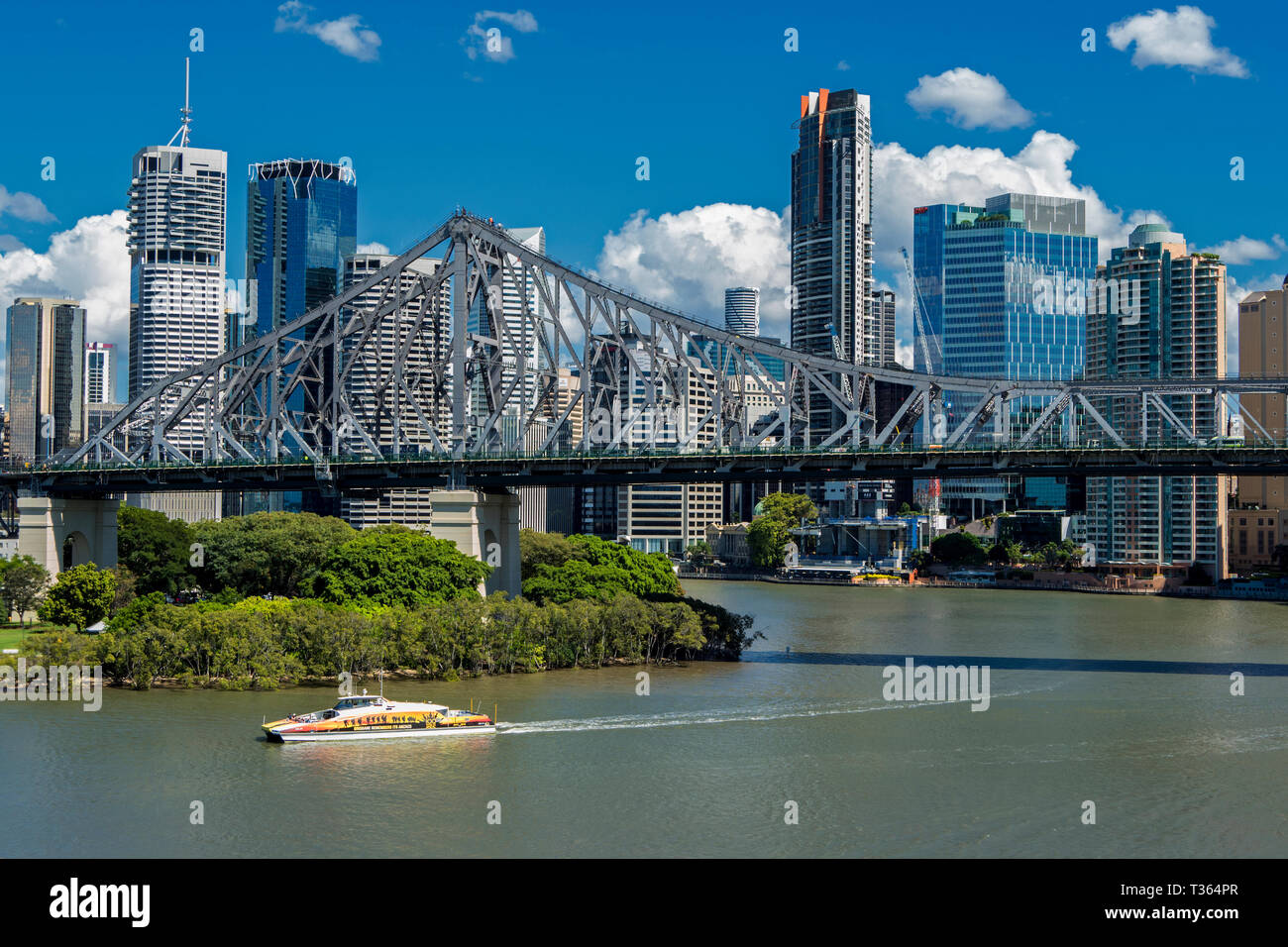 Scene da Howard Smith pontili Brisbane Queensland Australia Foto Stock