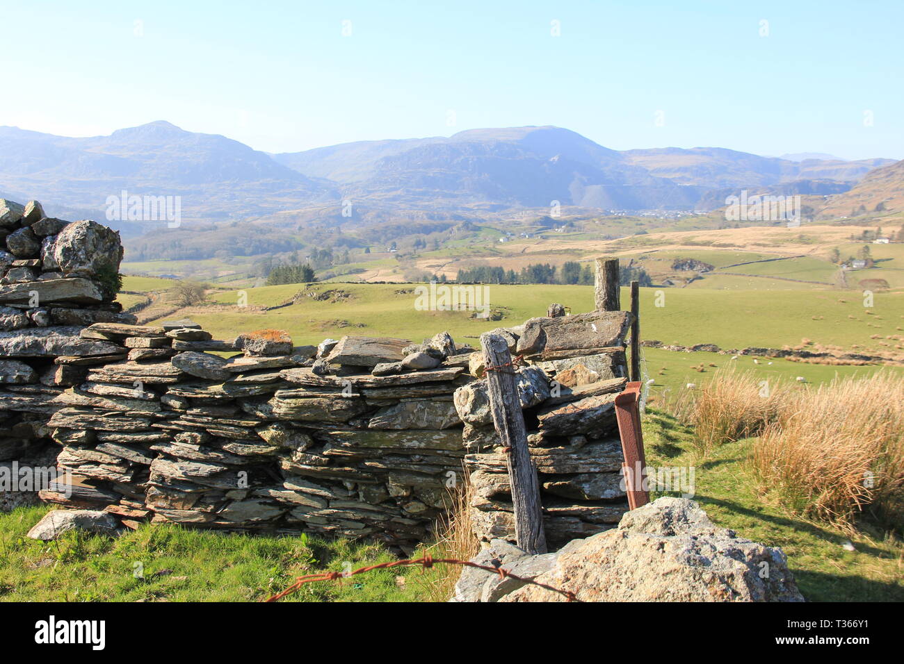 La crociera attraverso il Galles del Nord Foto Stock