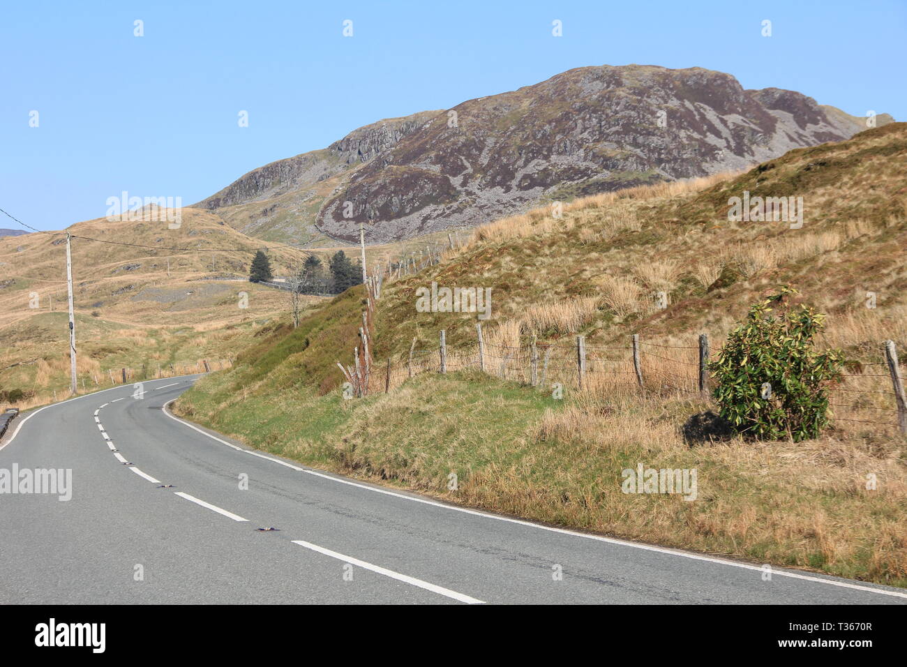 La crociera attraverso il Galles del Nord Foto Stock