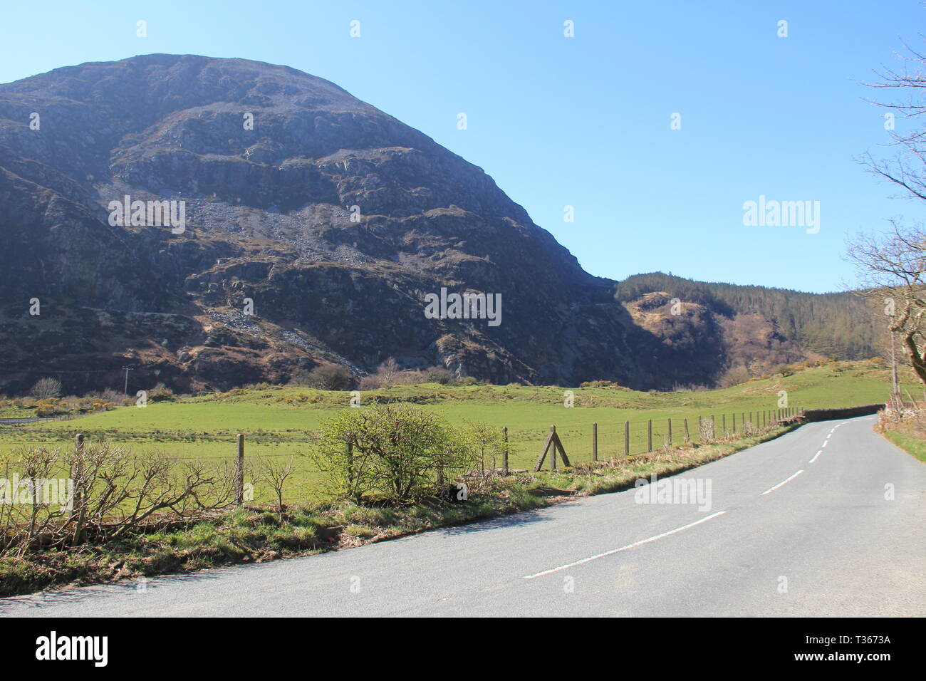 La crociera attraverso il Galles del Nord Foto Stock