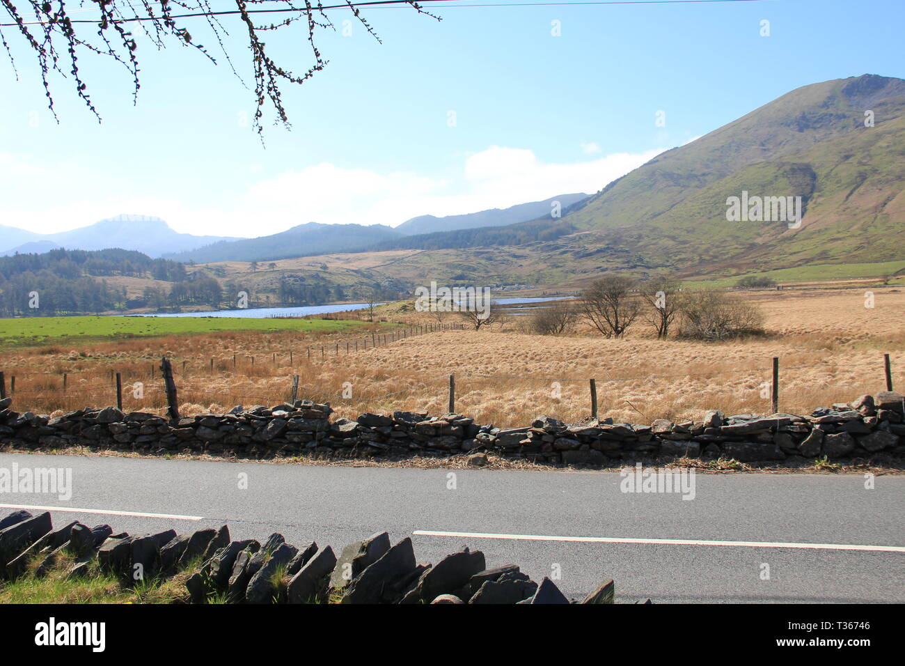 La crociera attraverso il Galles del Nord Foto Stock