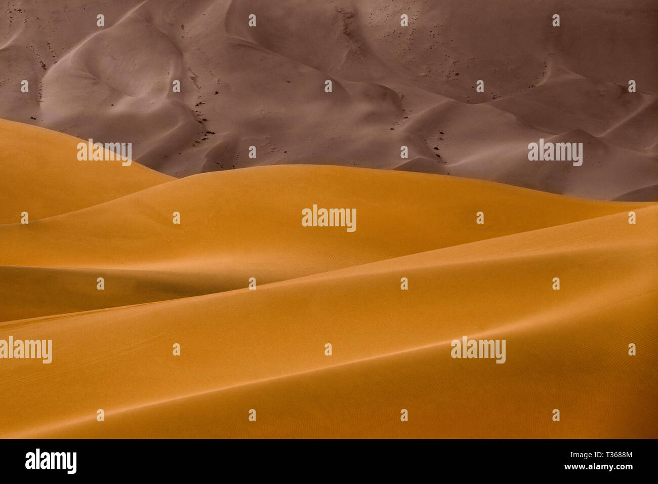 Deserto texture, Cina Foto Stock